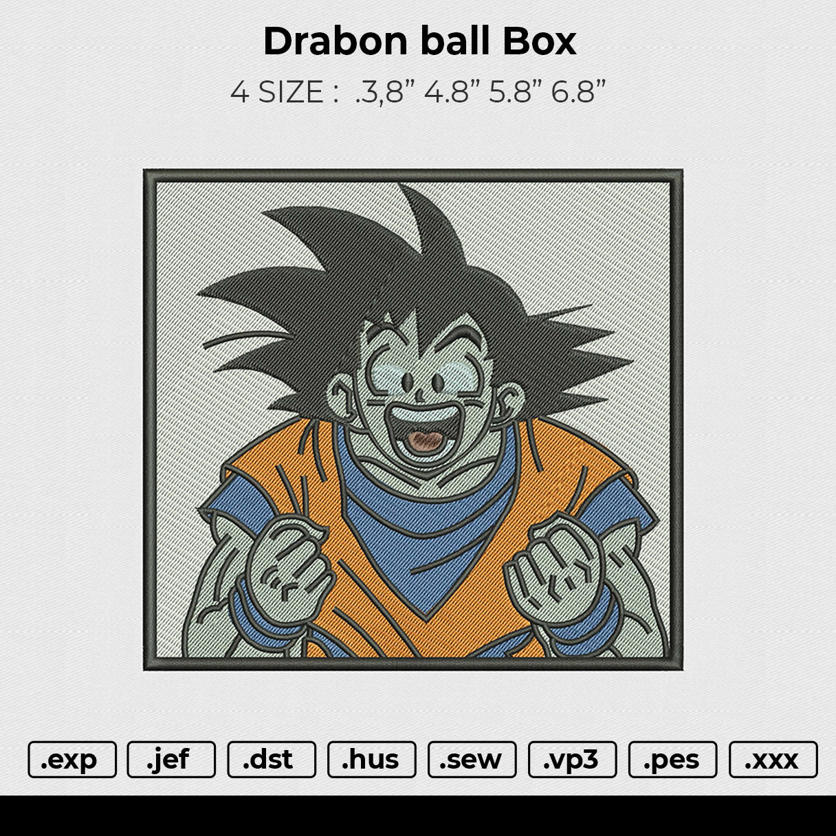 Drabon ball Box Embroidery