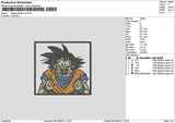 Dragon Square V2 Embroidery File
