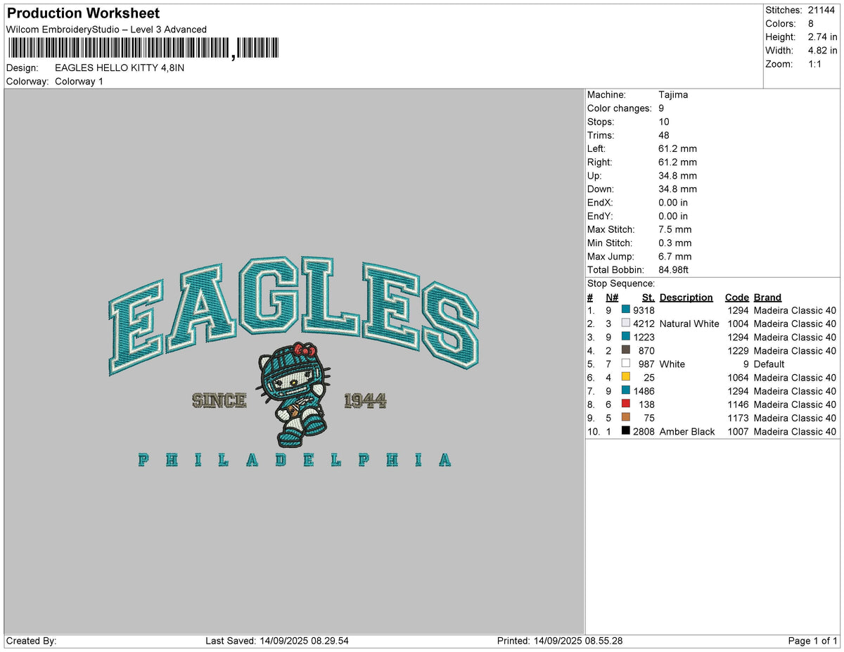 EAGLES HELLO KITTY