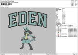Edentext Embroidery File 6 sizes