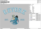 Eeyore2201 Embroidery File 6 sizes