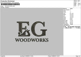 Egtext Embroidery File 6 sizes