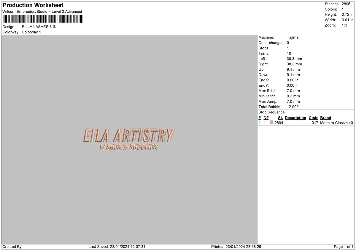 Eilatext Embroidery 2 Files