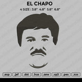 El Chapo Embroidery