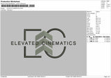 ELEVATE CINEMATICS Embroidery File