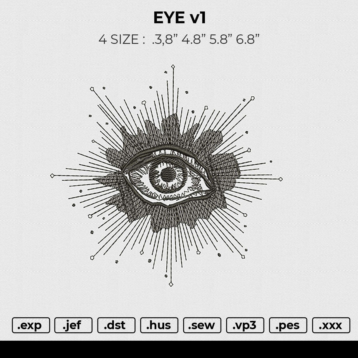EYE v1 Embroidery