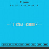 Eternal Embroidery File 6 size