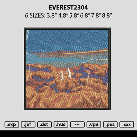 Everest2304 Embroidery File 6 sizes