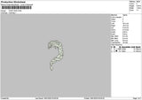 Small Hair Embroidery File 6 sizes