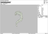 Small Hair Embroidery File 6 sizes