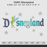 FAIRY disneyland Embroidery