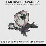 FANTASY CHARACTER Embroidery File 6 size