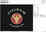 FIZIKUM Embroidery File 6 size