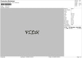 Flox Embroidery File 6 sizes
