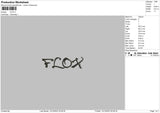 Flox Embroidery File 6 sizes