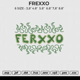 FREXXO Embroidery File 6 size