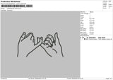 Friendship Sign Embroidery