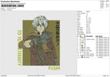 FUSHI Embroidery File 6 size