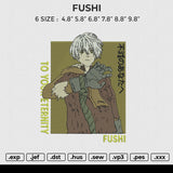 FUSHI Embroidery File 6 size