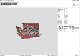 Fade Zone Embroidery File 6 sizes