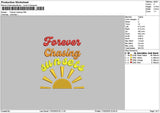 Forevertext 1702 Embroidery File 6 sizes