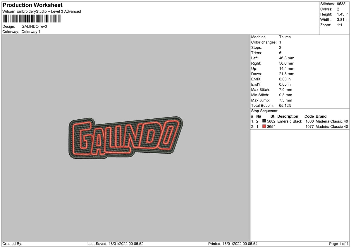 Galindo Embroidery