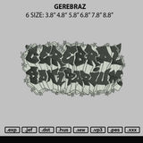 Gerebraz Embroidery File 6 sizes