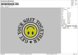 Smilecircle0205 Embroidery File 6 sizes