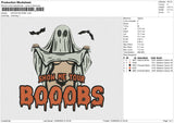 GHOSH BOOOBS Embroidery File 6 size
