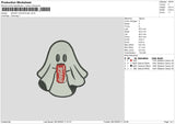 Ghost Cola Embroidery File 6 sizes