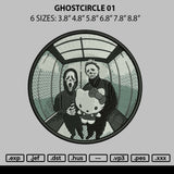 Ghostcircle 01 Embroidery File 6 sizes