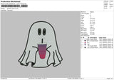 Ghost Drink Embroidery File 6 sizes