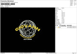 Giovann Embroidery File 6 sizes