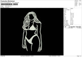 Girl 2603 Embroidery