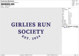GIRLIES Embroidery File 6 size