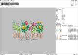 Good Text Embroidery File 6 sizes