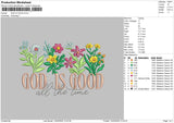 Good Text Embroidery File 6 sizes