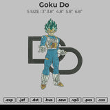 Goku Do Embroidery