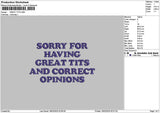 Greattext 1802 Embroidery File 6 sizes