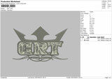 Grt Text Embroidery Machine Design File 6 sizes