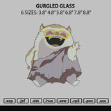 Gurgled Poke Embroidery File 6 sizes