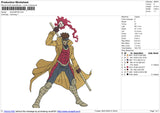 Gambit9726 Embroidery File 6 size