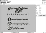 Photography 0810b Embroidery File 6 sizes