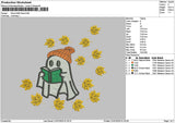 Ghostbook 2107 Embroidery File 6 sizes