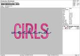 Girlstext 1410 Embroidery File 6 sizes