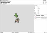 Goofyhead 001 Embroidery File 6 sizes