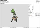 Goofyhead 001 Embroidery File 6 sizes