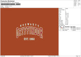 Grifin Text V3 Embroidery File 6 sizes