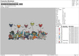 Halloween Stitchs Embroidery File 6 sizes
