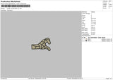 Hand 2904b Embroidery File 6 sizes